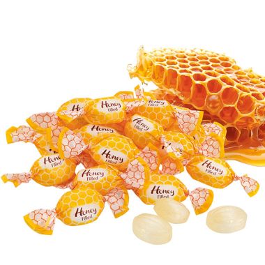Honigbonbons mit zarter Honigfüllung