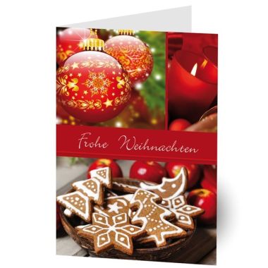Grußkarte "Schöne Weihnachten"