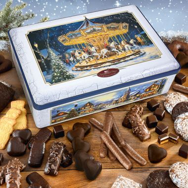 Winterkarussell-Truhe