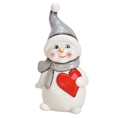 Schneemann mit Herz