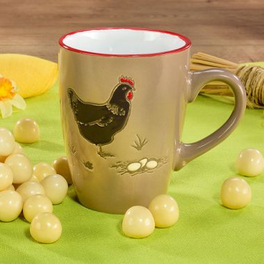 Becher mit Eierlikör-Kugeln