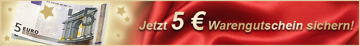 Jetzt 5€ Warengutschein sichern!